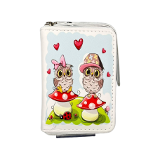 Детский кошелек на два отделения для купюр, белый