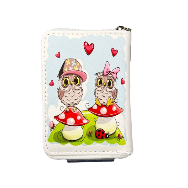 Детский кошелек на два отделения для купюр, белый Детский кошелек на два отделения для купюр, белый