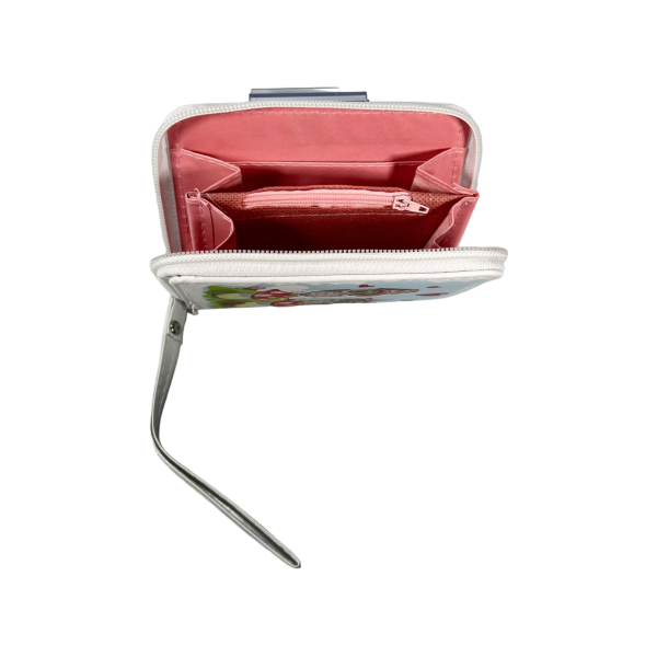 Детский кошелек на два отделения для купюр, белый Детский кошелек на два отделения для купюр, белый