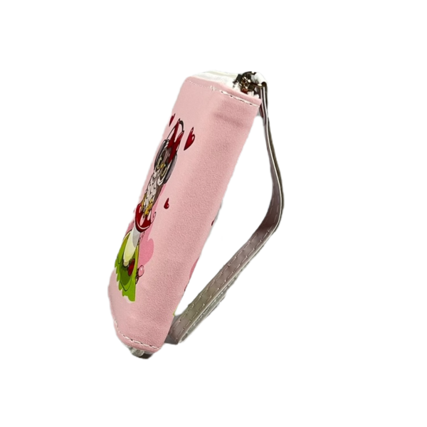 Детский кошелек на два отделения для купюр, розовый