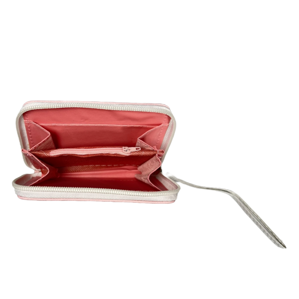 Детский кошелек на два отделения для купюр, розовый