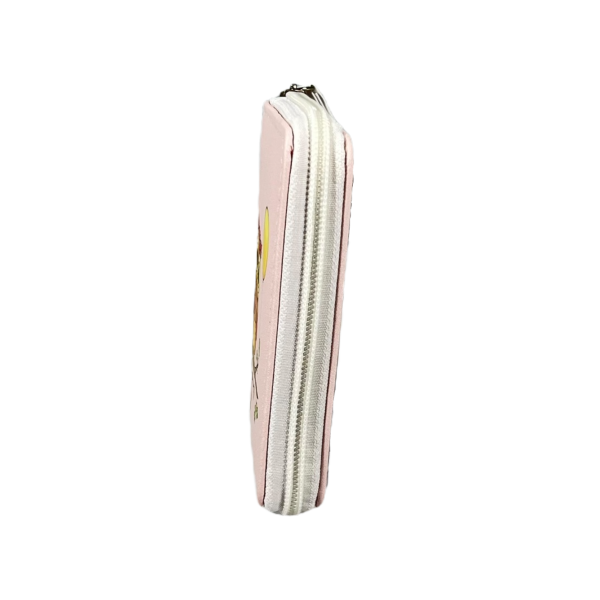 Дитячий гаманець на два віділеня для купюр, рожевий принт сова Дитячий гаманець на два віділеня для купюр, рожевий принт сова