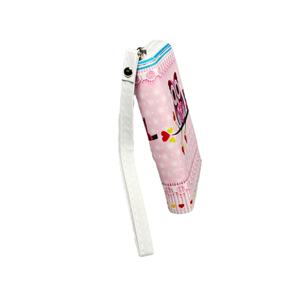 Дитячий гаманець на два відділення для купюр, рожеві сови Дитячий гаманець на два відділення для купюр, рожеві сови