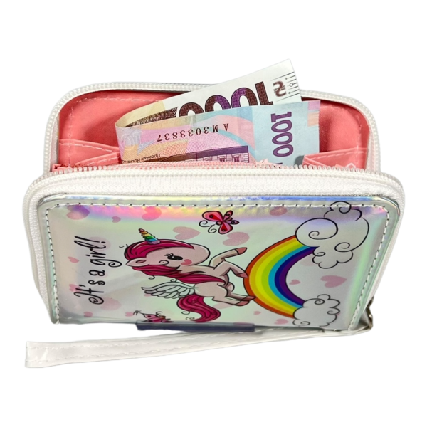 Дитячий гаманець на два віділеня для купюр Дитячий гаманець на два віділеня для купюр