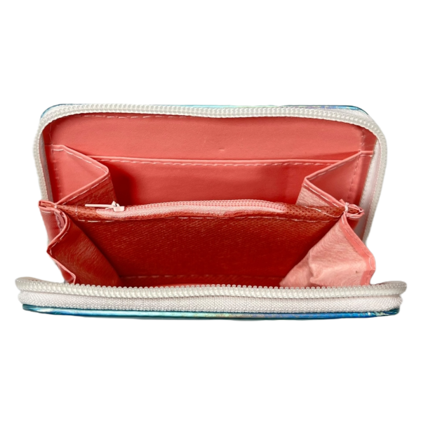 Детский кошелек на два отделения для купюр, голубой