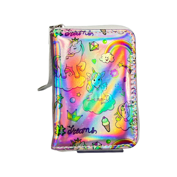 Классический кошелек для девочек, розовый