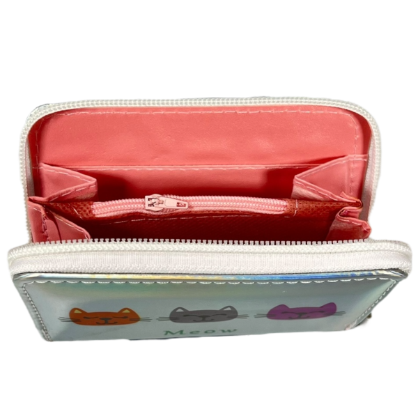 Дитячий гамнець на два віділеня для купюр, білий Дитячий гамнець на два віділеня для купюр, білий