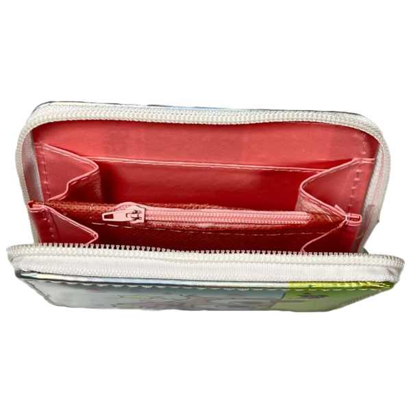 Дитячий гамнець на два віділеня для купюр, білий, для дівчаток Дитячий гамнець на два віділеня для купюр, білий, для дівчаток