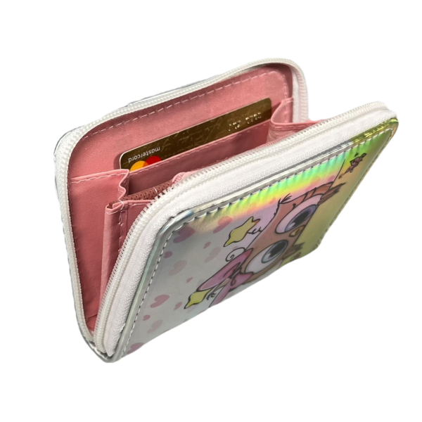 Дитячий гамнець на два віділеня для купюр, білий, для дівчаток Дитячий гамнець на два віділеня для купюр, білий, для дівчаток