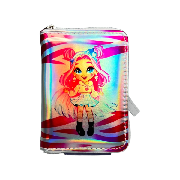 Дитячий гаманець для дівчинки на два відділення для купюр