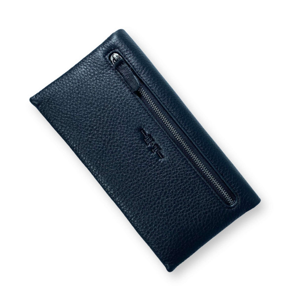 Кошелек мужской кожаный, 3 отделения для купюр, 19 ячеек для карточек, черный Кошелек мужской кожаный, 3 отделения для купюр, 19 ячеек для карточек, черный