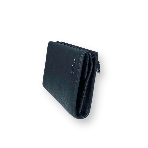 Кошелек мужской, натуральная кожа, 2 отдела для купюр, черный Кошелек мужской, натуральная кожа, 2 отдела для купюр, черный
