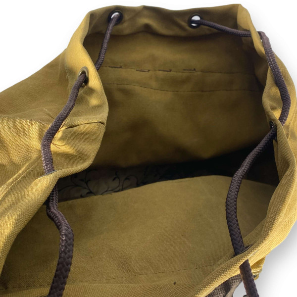 Брезентовий рюкзак, одне відділення на шнурівці, 100 л, колір койот