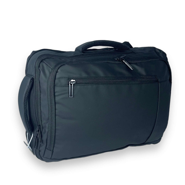 Рюкзак міський, 13 л, три відділення, фронтальна кишеня, USB+кабель, колір чорний