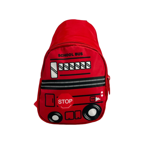 Дитяча сумка-слінг з принтом автобус 
