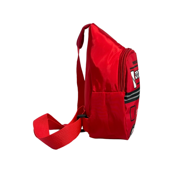 Дитяча сумка-слінг з принтом автобус 