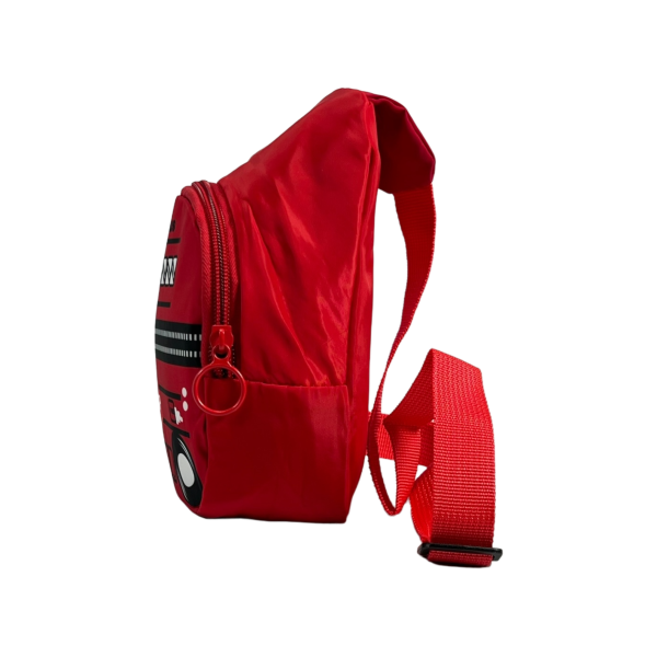 Дитяча сумка-слінг з принтом автобус 