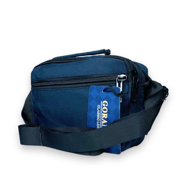 Сумка мужская через плечо Gorangd, два отделения, два фронтальных кармана задний карман размер 20*15*10см синяя Сумка мужская через плечо Gorangd, два отделения, два фронтальных кармана задний карман размер 20*15*10см синяя