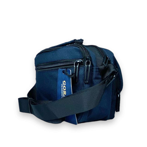 Сумка мужская через плечо Gorangd, два отделения, два фронтальных кармана задний карман размер 20*15*10см синяя Сумка мужская через плечо Gorangd, два отделения, два фронтальных кармана задний карман размер 20*15*10см синяя