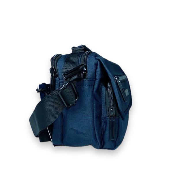 Сумка мужская через плечо Gorangd, два отделения, два фронтальных кармана задний карман размер 20*15*10см синяя Сумка мужская через плечо Gorangd, два отделения, два фронтальных кармана задний карман размер 20*15*10см синяя