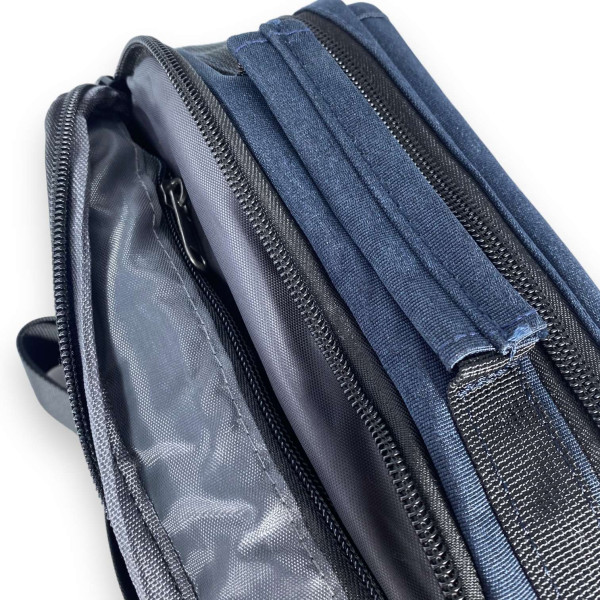 Сумка мужская через плечо Gorangd, два отделения, два фронтальных кармана задний карман размер 20*15*10см синяя Сумка мужская через плечо Gorangd, два отделения, два фронтальных кармана задний карман размер 20*15*10см синяя