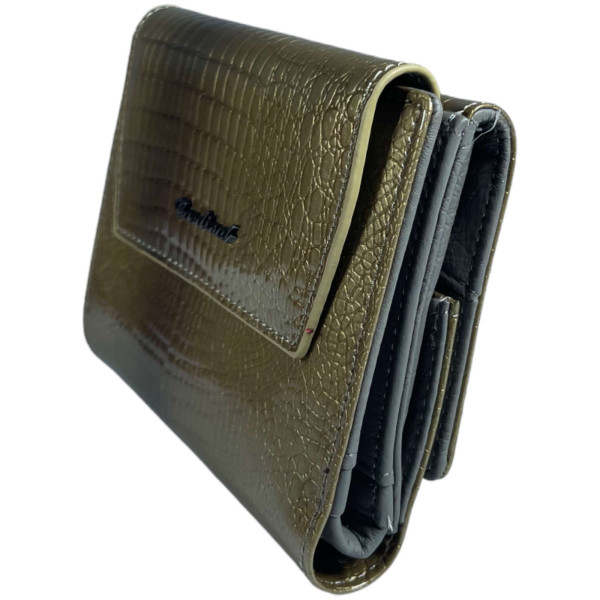 Кошелек женский из натуральной кожи, цвет золотой Кошелек женский из натуральной кожи, цвет золотой