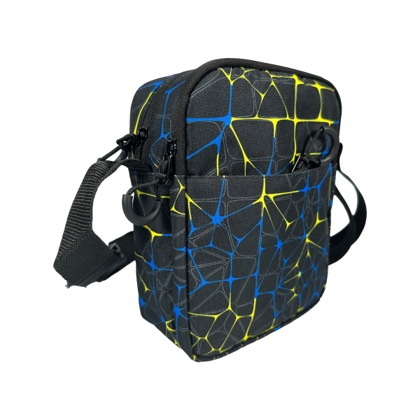 Спортивная сумка через плечо BagWay на три отделения, принт 15