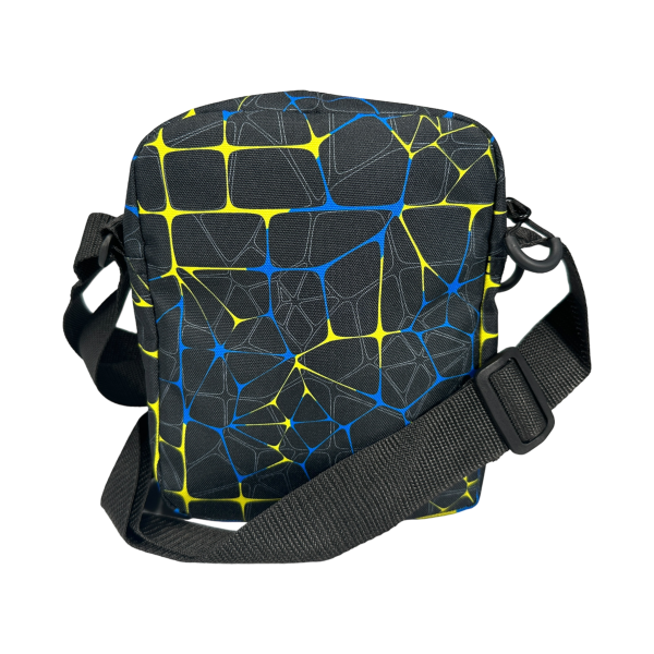 Спортивная сумка через плечо BagWay на три отделения, принт 15