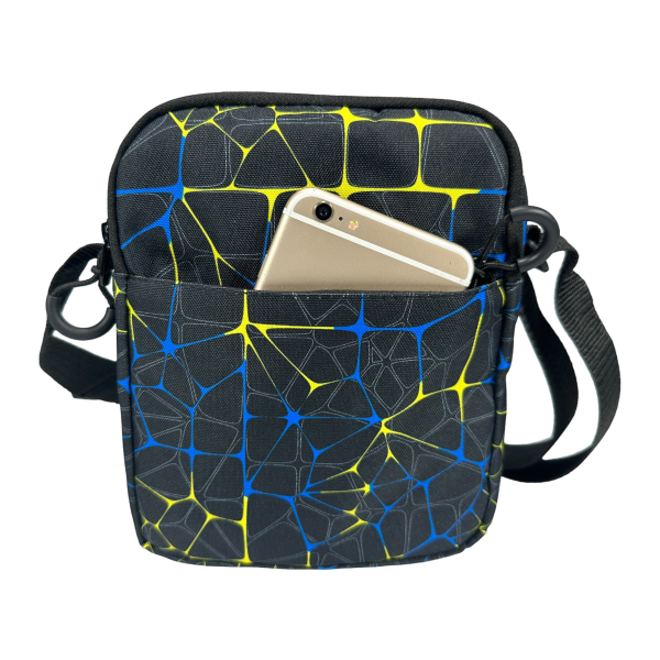 Спортивная сумка через плечо BagWay на три отделения, принт 15