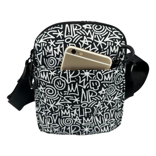 Сумка через плечо BagWay на три отделения, текстиль, принт 21 Сумка через плечо BagWay на три отделения, текстиль, принт 21