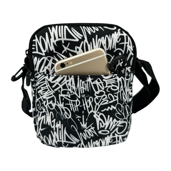 Сумка через плечо BagWay на три отделения, текстиль, универсальная, принт 22 Сумка через плечо BagWay на три отделения, текстиль, универсальная, принт 22