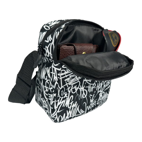 Сумка через плечо BagWay на три отделения, текстиль, универсальная, принт 22 Сумка через плечо BagWay на три отделения, текстиль, универсальная, принт 22