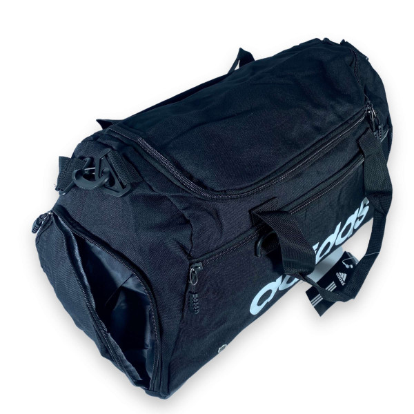 Спортивная сумка одно отделение дополнительные карманы съемный ремень размер: 50*26*23 черный Спортивная сумка одно отделение дополнительные карманы съемный ремень размер: 50*26*23 черный