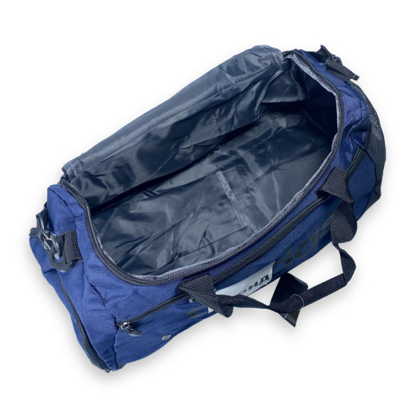 Спортивная сумка одно отделение дополнительные карманы съемный ремень размер: 50*26*23 синий
