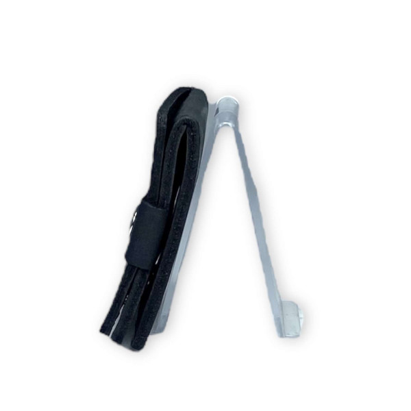 Кошелек зажим для купюр BagWay, экокожа, ручная работа, черный