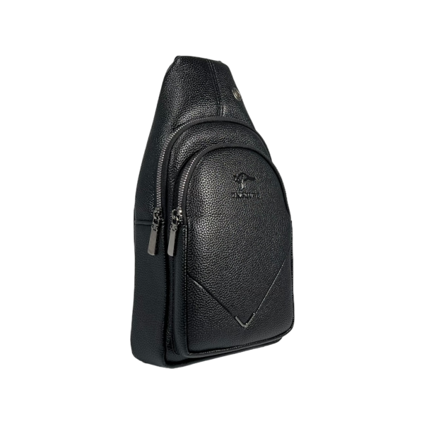 Сумка-слинг на два отделения, 4 л, черная Сумка-слинг на два отделения, 4 л, черная