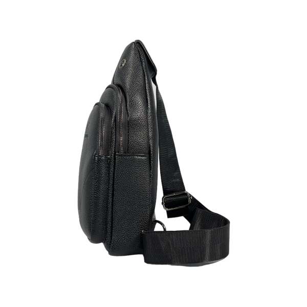 Сумка-слинг на два отделения, 4 л, черная Сумка-слинг на два отделения, 4 л, черная