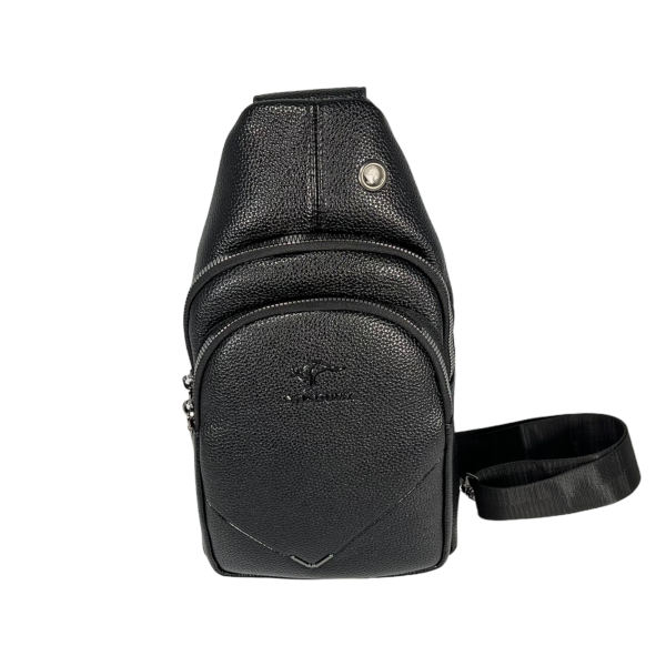 Сумка-слинг на два отделения, 4 л, черная Сумка-слинг на два отделения, 4 л, черная