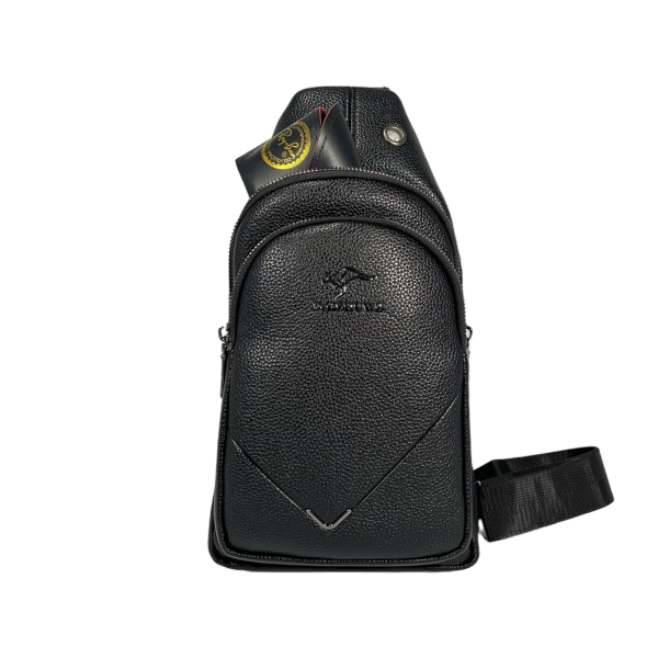 Сумка-слинг на два отделения, 4 л, черная Сумка-слинг на два отделения, 4 л, черная