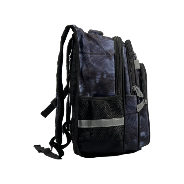 Школьный рюкзак на четыре отделения, пенал в подарок, синий