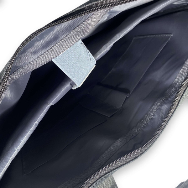 Портфель для ноутбука Zhaocaique, одно отделение, карманы, ремень, размер 40*30*7 см черный Портфель для ноутбука Zhaocaique, одно отделение, карманы, ремень, размер 40*30*7 см черный