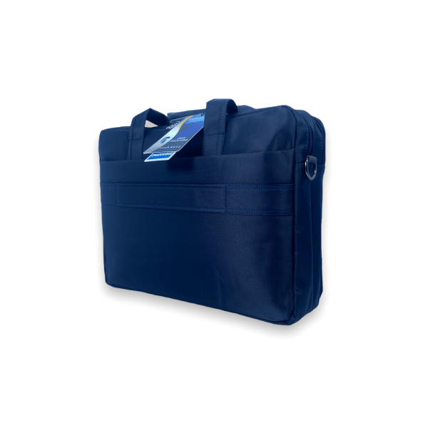 Мужская сумка для ноутбука 2020-А, 2 отделения, фронтальный карман, ремень 135 см, размер: 40*30*10 см синяя