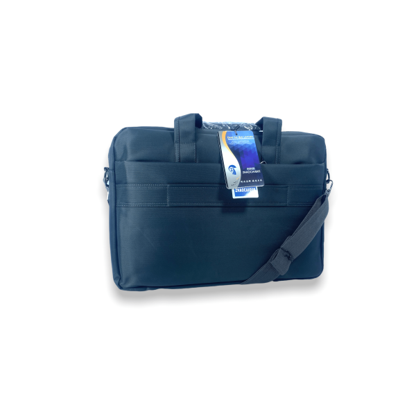 Мужская сумка для ноутбука 2020-А, 2 отделения, фронтальный карман, ремень 135 см, размер: 40*30*10 см синяя