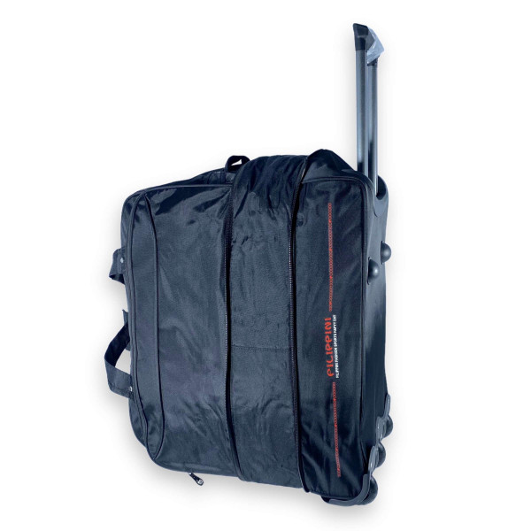 Дорожная сумка на колесах, с расширением, 1 отдел, 93 л, черная Дорожная сумка на колесах, с расширением, 1 отдел, 93 л, черная