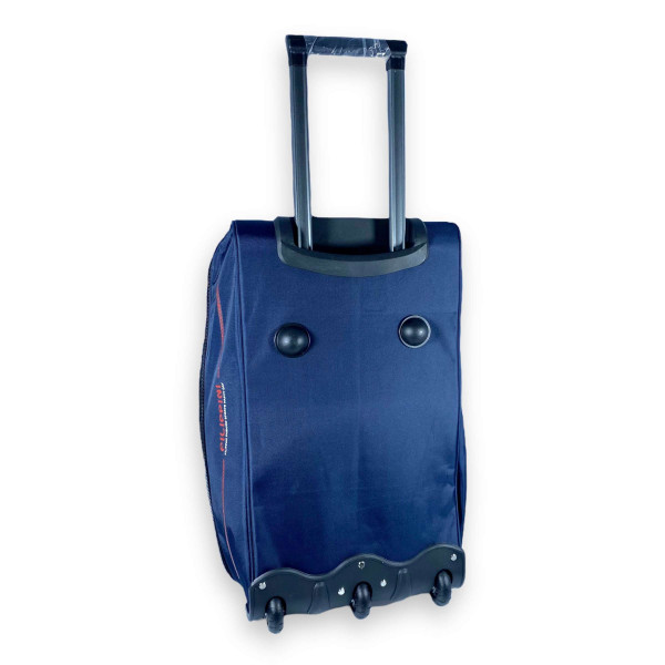 Дорожная сумка на колесах с разрешением, 93 л, 1 отдел, синяя