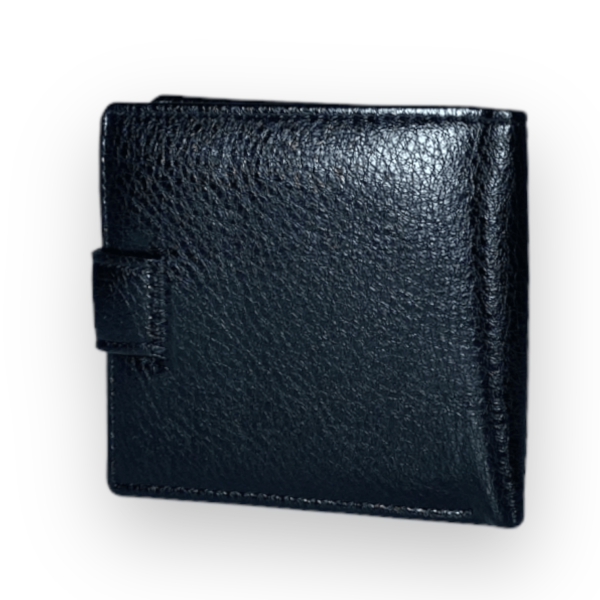 Кошелек мужской, кожзам, черный Кошелек мужской, кожзам, черный