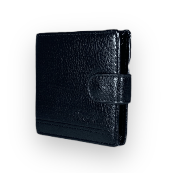 Кошелек мужской Devi's кожзаменитель 2 отдела для купюр 4 для карточек размер: 12*10*2 см черный