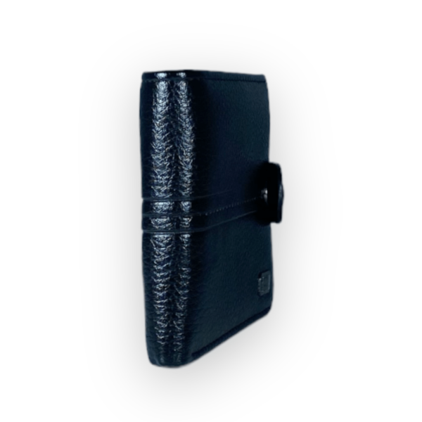 Кошелек мужской Devi's кожзаменитель 4 для карточек 2 отдела для купюр размер: 12*10*2 см черный