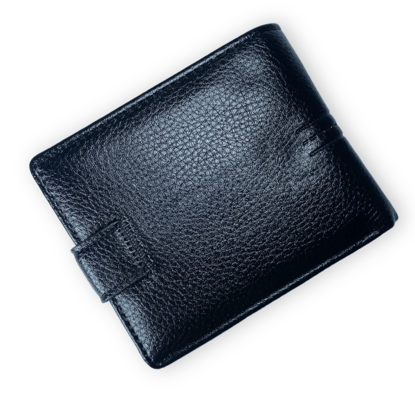 Кошелек мужской Devi's кожзаменитель 4 для карточек 2 отдела для купюр размер: 12*10*2 см черный
