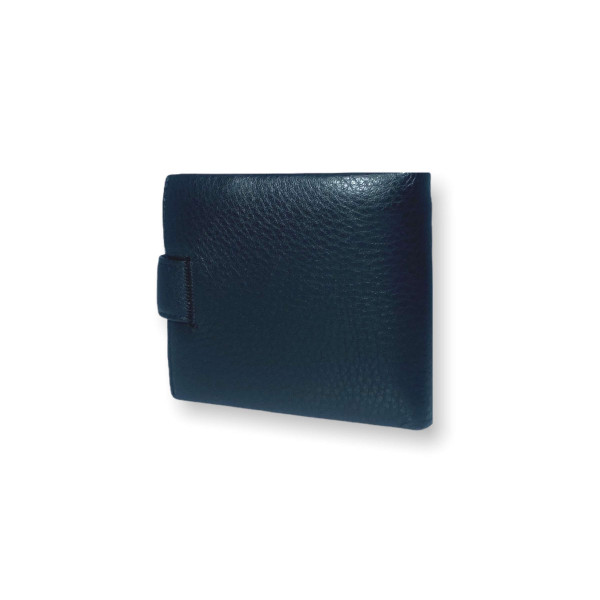 Практичный мужской кошелек, натуральная кожа, черный Практичный мужской кошелек, натуральная кожа, черный